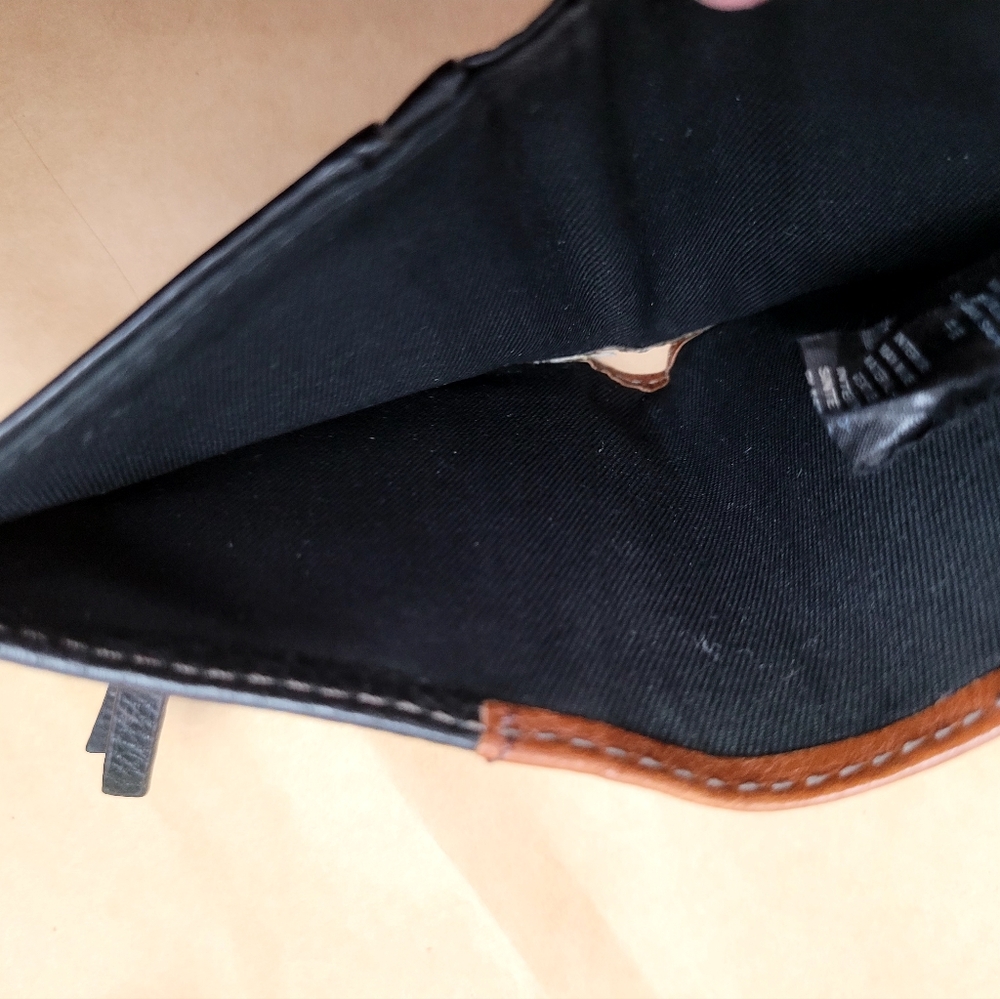 Fossil Small Bifold Wallet Brown Black - Picture 12 of 12